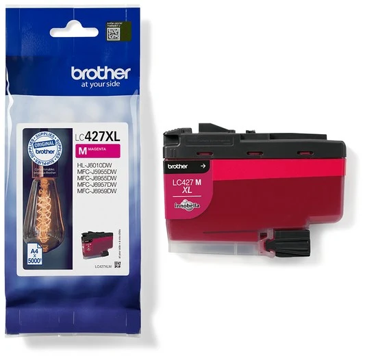 Cartouche d'encre BROTHER Originale LC427 XL Magenta Haute Capacité - LC427XLM