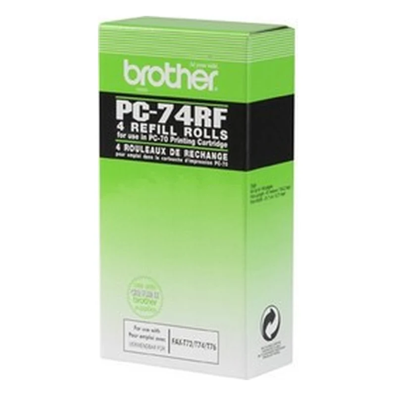 Cartouche d'encre BROTHER PC74RF Recharge 4x140 pages
