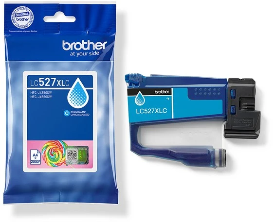 Cartouche d'encre BROTHER Originale LC527 XL Cyan Haute Capacité - LC527XLC