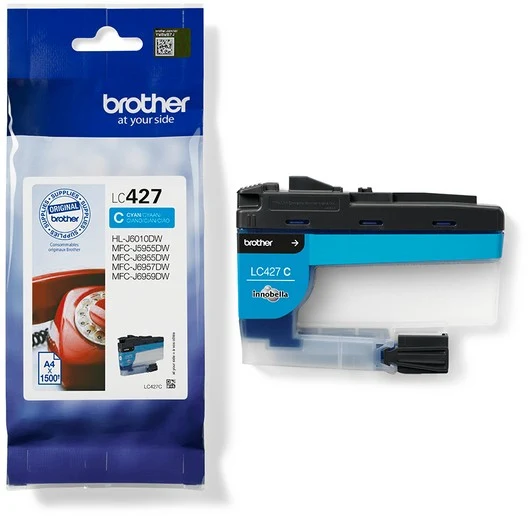 Cartouche d'encre BROTHER Originale LC427 Cyan Standard - LC427C
