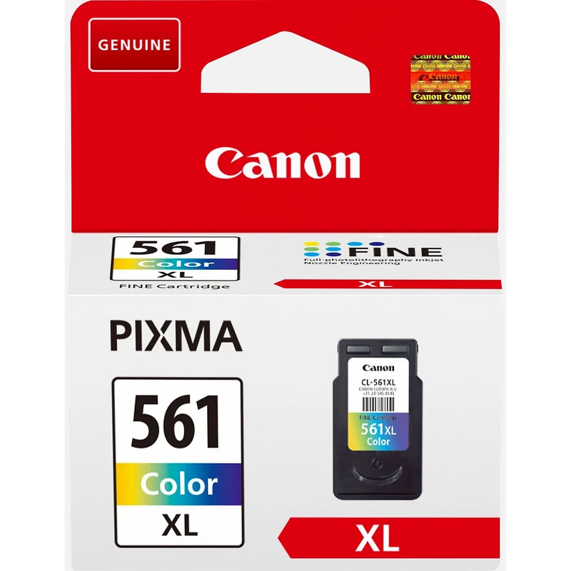 Cartouche d'encre CANON Originale CL-561 XL Haute Capacité Couleur - 3714C001