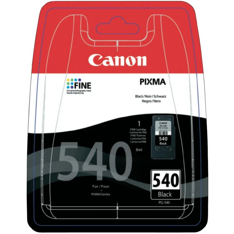 Cartouche d'encre CANON Originale PG-540 Noire Standard - 5225B001