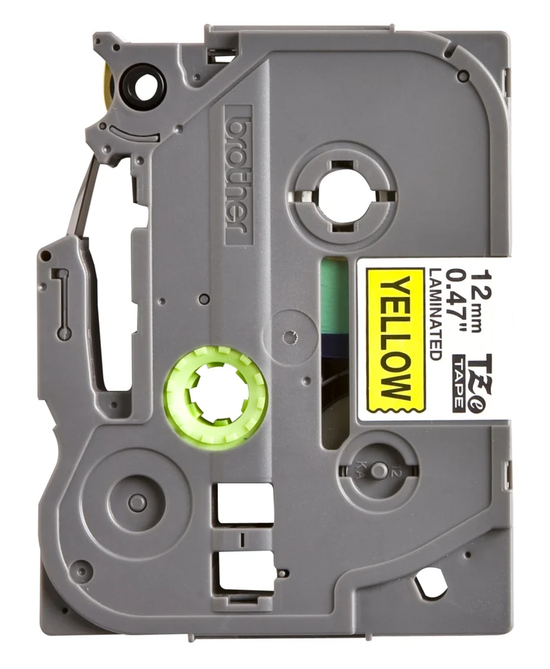 Etiquette BROTHER TZe631 12mm Noir et Jaune