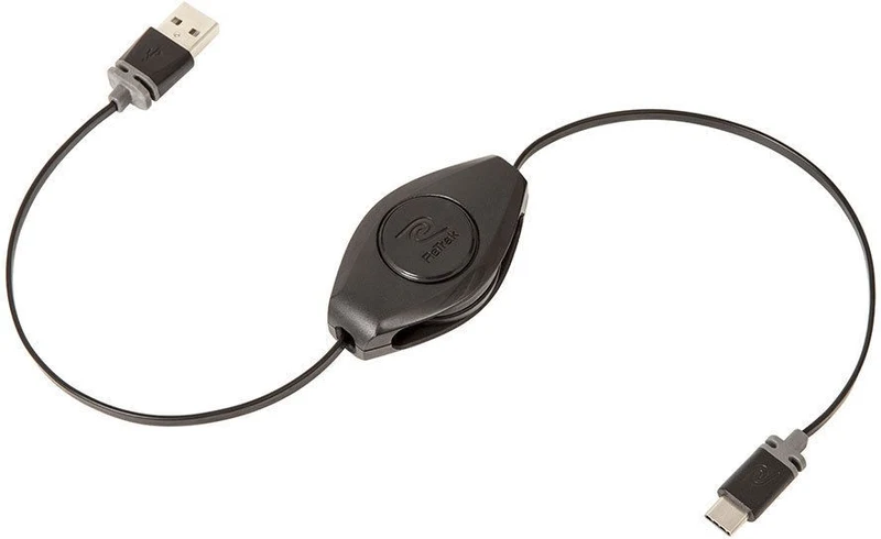 Câble USB C RETRAK USB C - USB A Noir