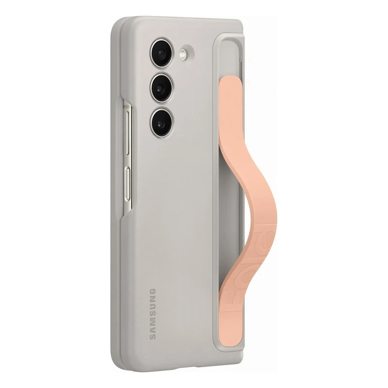Coque SAMSUNG Z Fold 5 avec lanière Crème