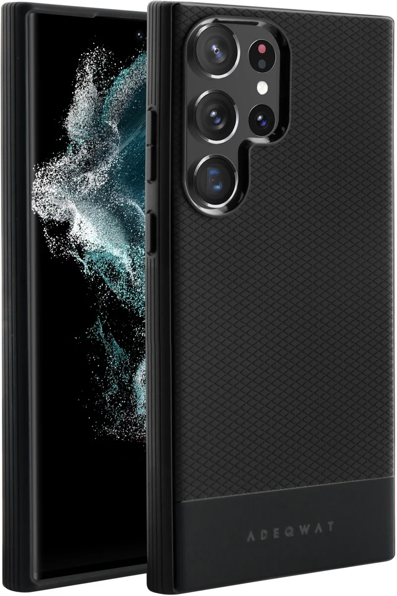 Coque ADEQWAT Samsung S23 Ultra Souple - Noir