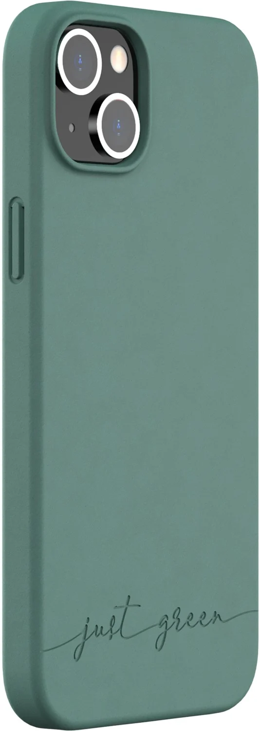 Coque JUST GREEN iPhone 14 Plus Bio vert nuit