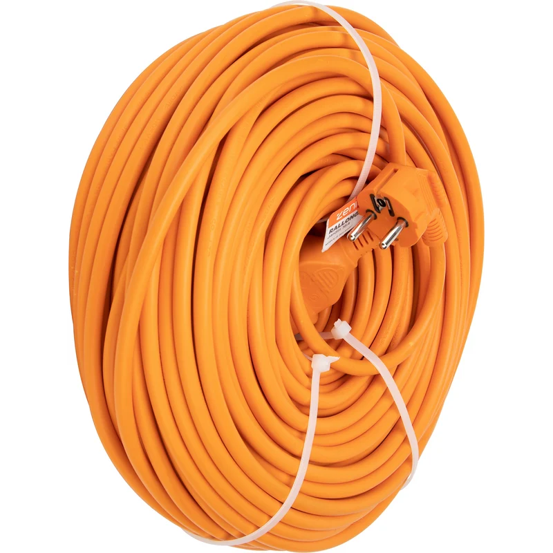 Multiprise ZENITECH jardin 16A 50m H05VV-F 3G1.5 orange