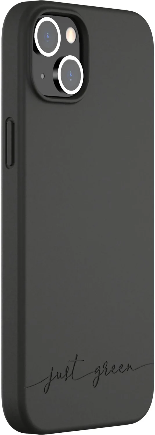 Coque JUST GREEN iPhone 14 Plus Bio noir