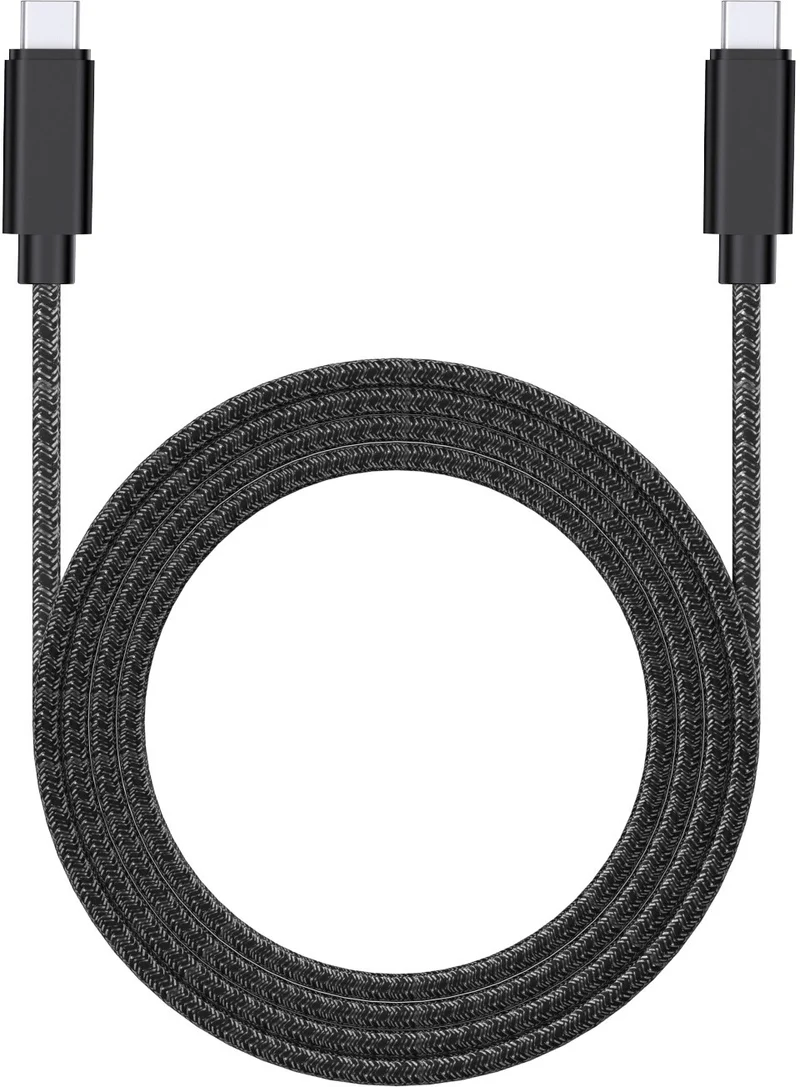 Câble USB C ADEQWAT vers USB-C 2M 100W Noir