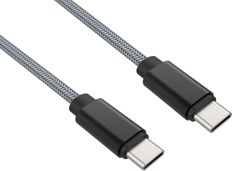 Câble USB C ADEQWAT vers USB-C 2M Gris
