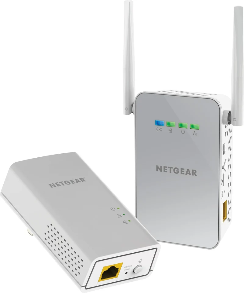 CPL Wifi NETGEAR PLW1000 Pack de 2 : 1 Filaire + 1 WIFI