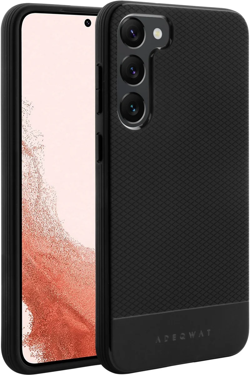 Coque ADEQWAT Samsung S23+ Souple - Noir