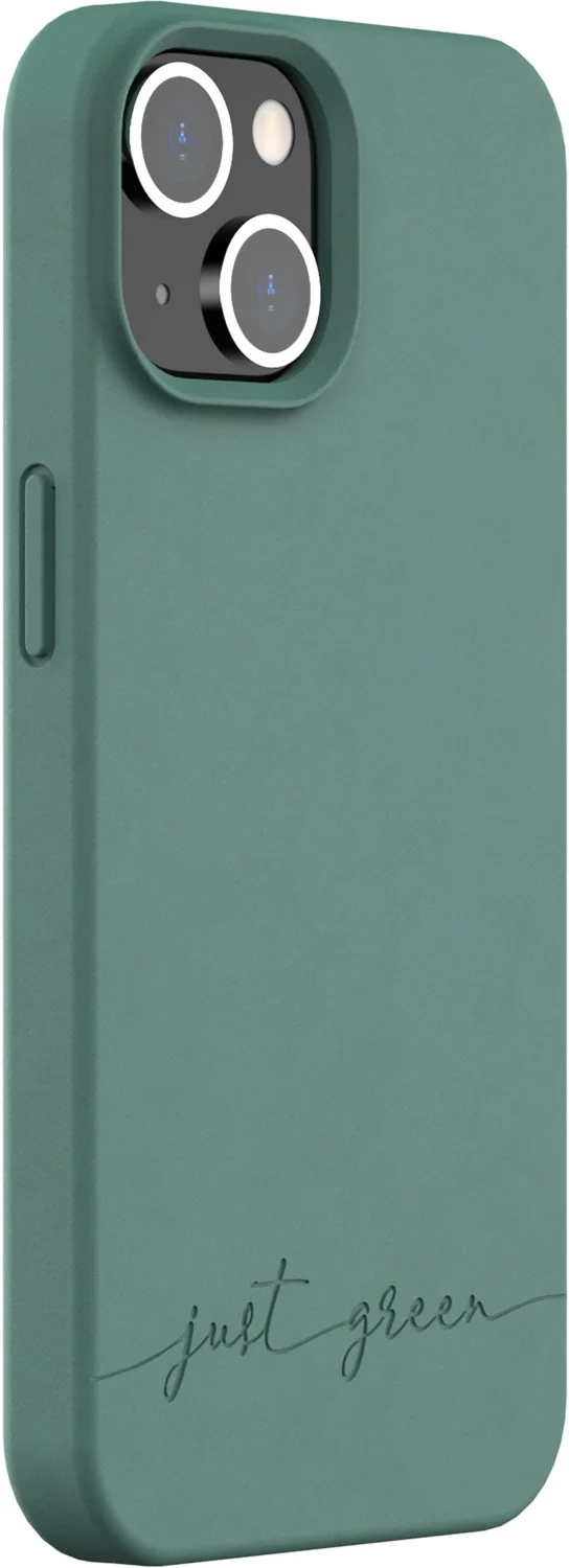 Coque JUST GREEN iPhone 14 Bio vert nuit