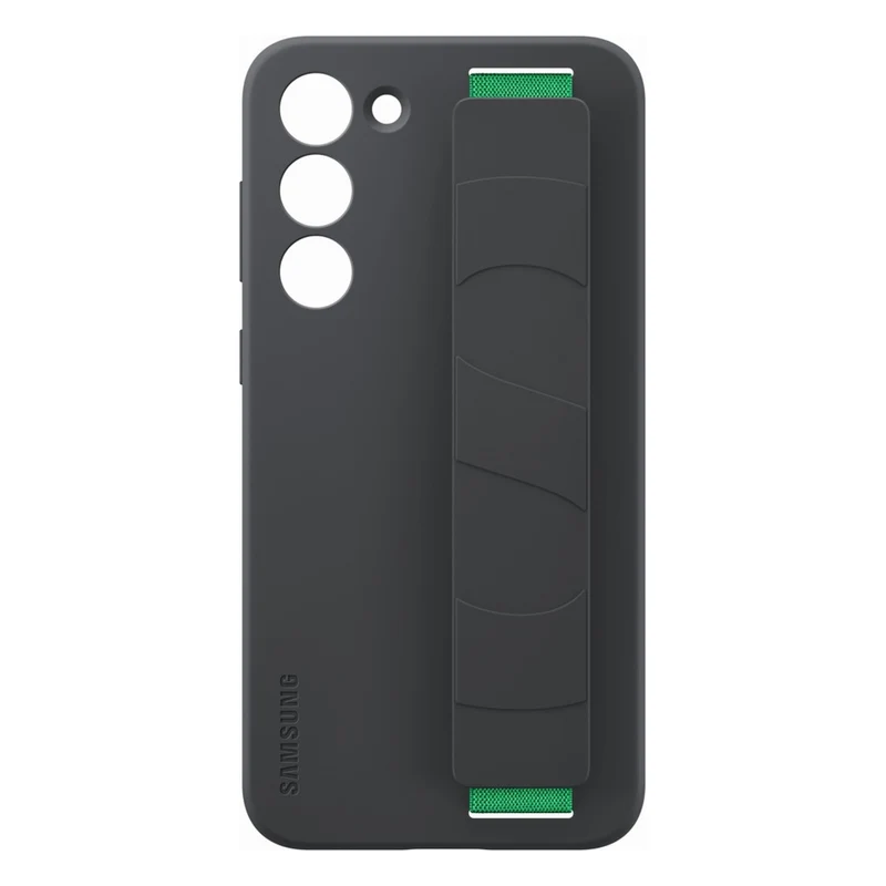 Coque SAMSUNG S23+ Silicone avec laniere Noir