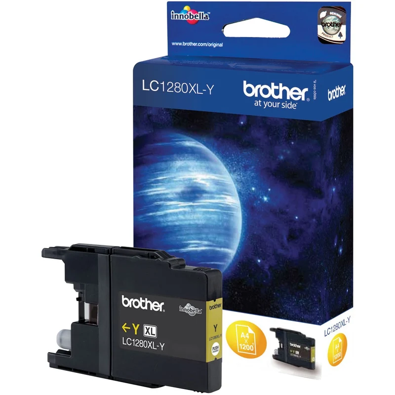Cartouche d'encre BROTHER LC1280XL Jaune
