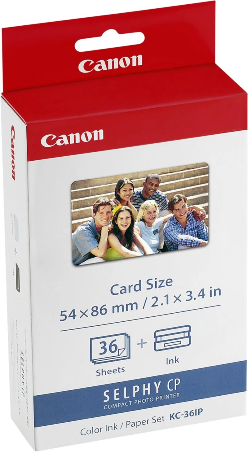 Cartouche d'encre CANON KC36IP 36 feuilles 10x15 + encre