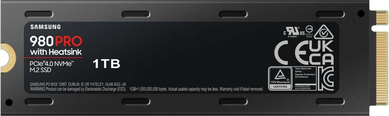 Disque dur SSD interne SAMSUNG 980 PRO 1 To + dissipateur