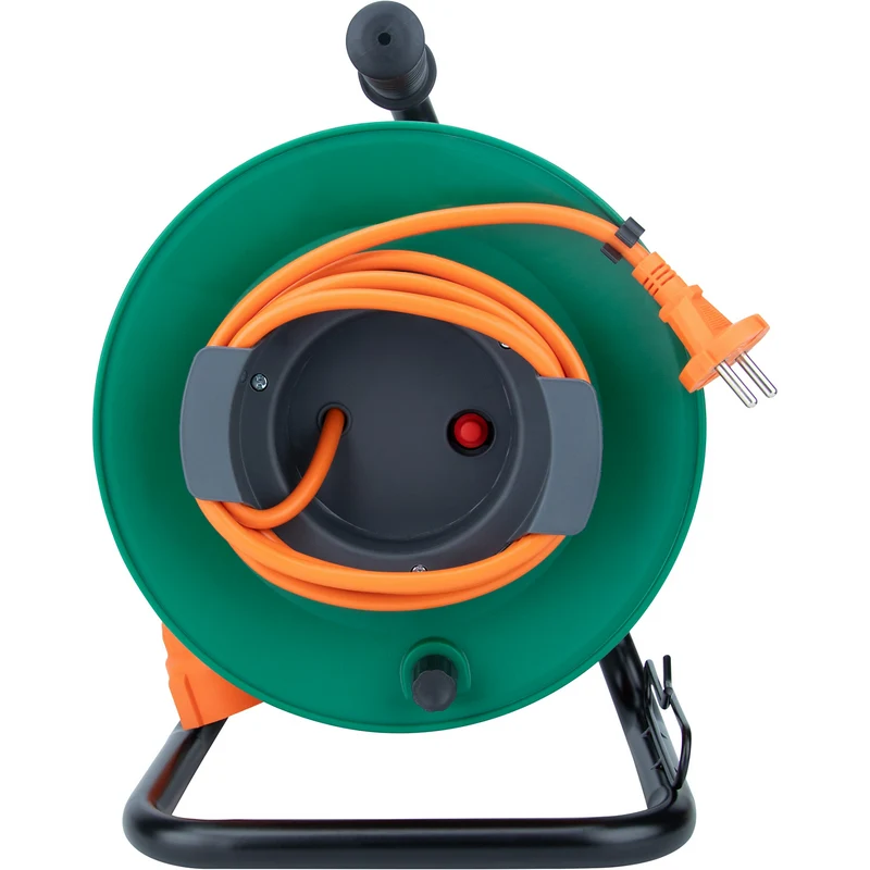 Multiprise ZENITECH jardin IP20 25M 2x1.5 1x16A +guide cable