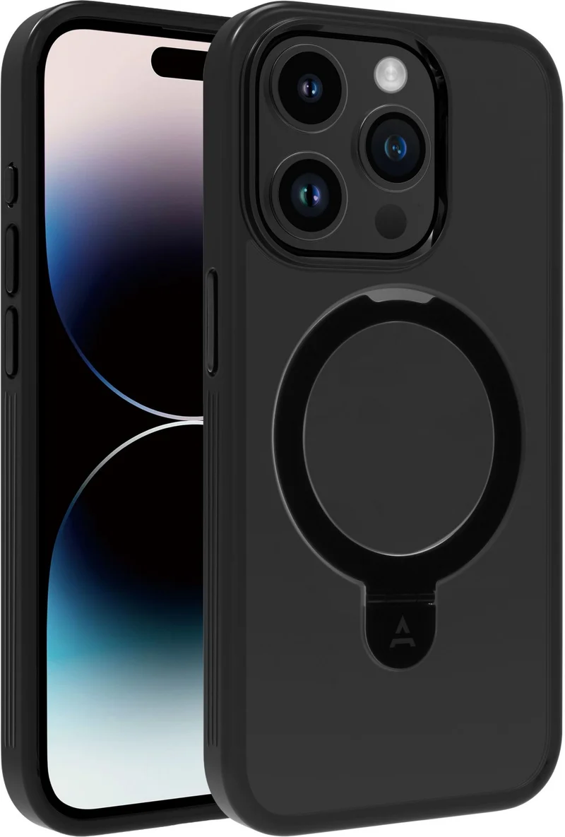 Coque ADEQWAT iPhone 15 Pro MagSafe 2 en 1 - Noir
