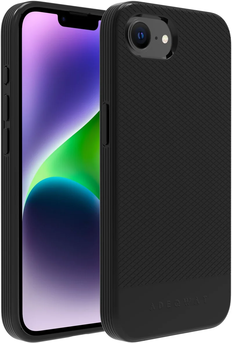 Coque ADEQWAT iPhone 16e/17e souple - Noir