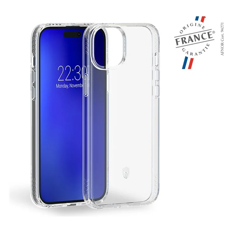 Coque FORCE CASE iPhone 15 Transparent pulse