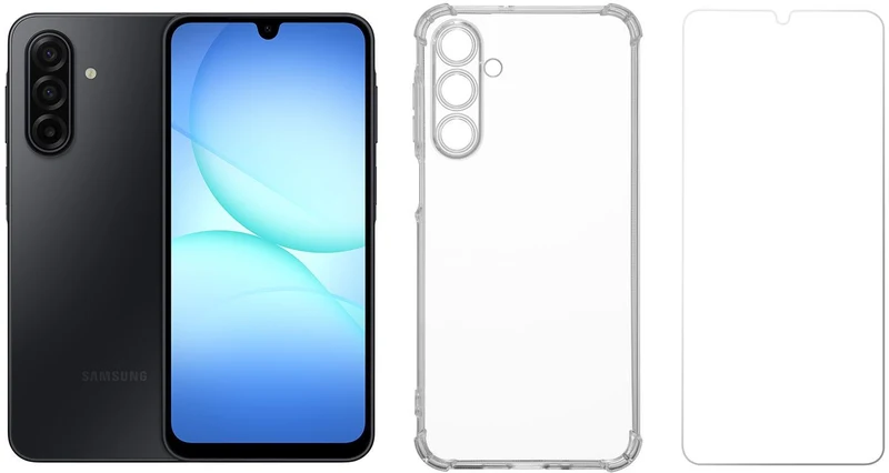 Smartphone SAMSUNG Pack A17 5G 128Go + Coque + Verre Trempe
