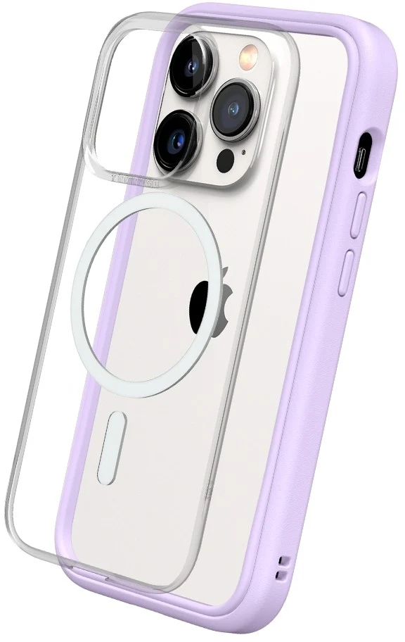 Coque bumper RHINOSHIELD iPhone 14 Pro Mod NX Violet MagSafe