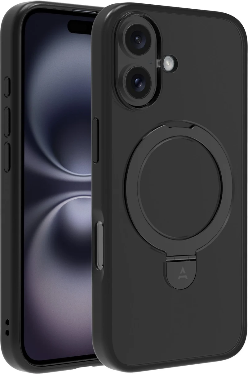 Coque ADEQWAT iPhone 17 Pro Max Magnétique Stand Noir