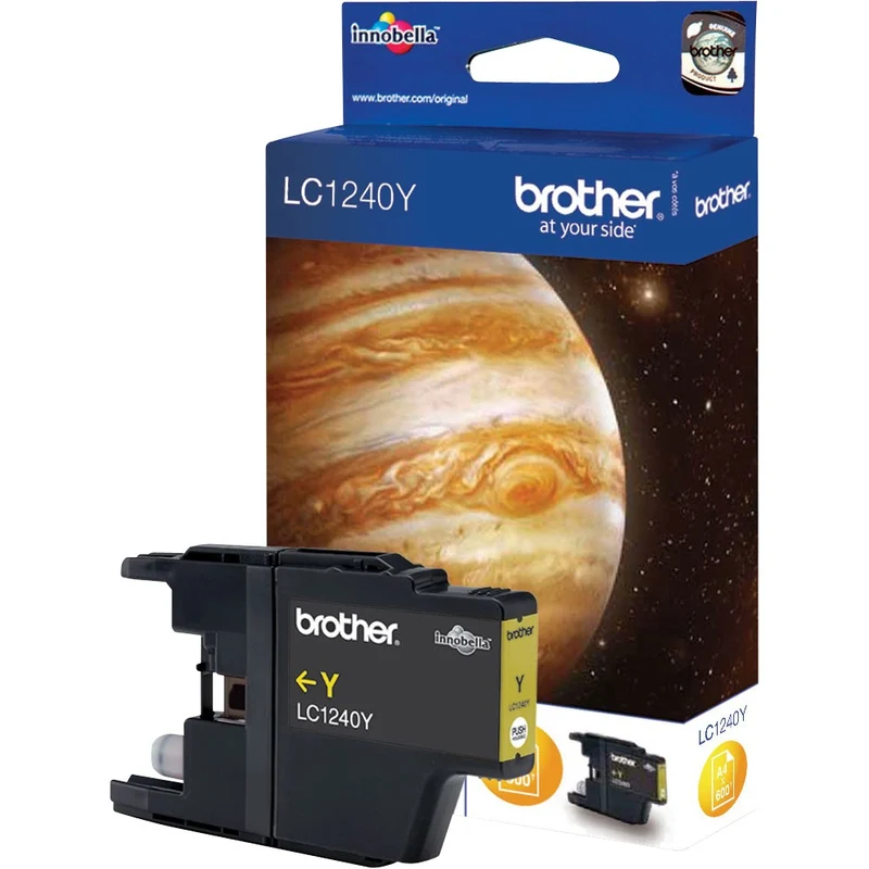 Cartouche d'encre BROTHER LC1240 Jaune