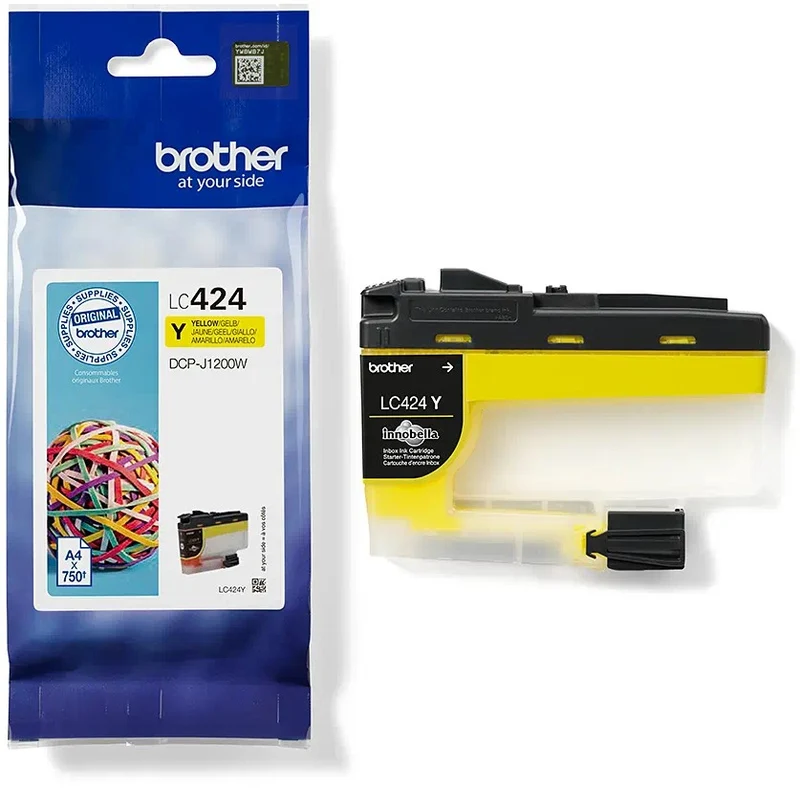 Cartouche d'encre BROTHER Jaune LC424