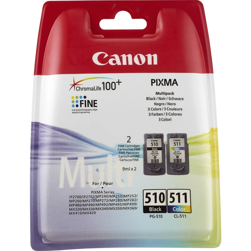 Cartouche d'encre CANON PG-510 N / CL-511 3 Couleurs