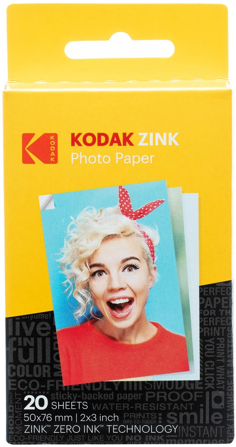 Papier photo instantané KODAK Film Printomatic (x20)