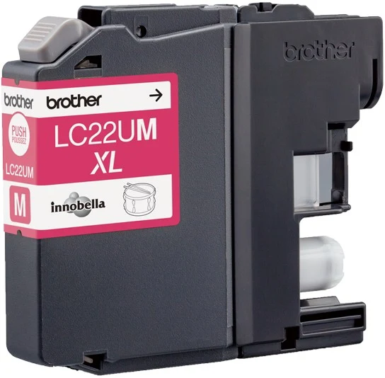Cartouche d'encre BROTHER LC22U Magenta