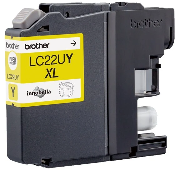 Cartouche d'encre BROTHER LC22U Jaune