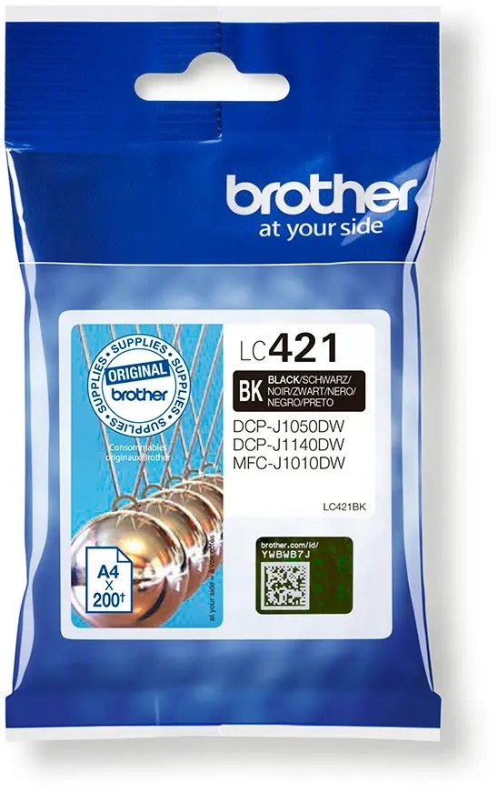 Cartouche d'encre BROTHER Originale LC421 Noire Standard - LC421BK