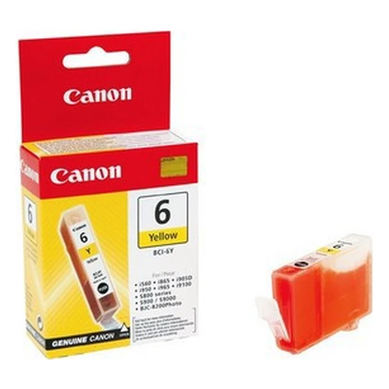 Cartouche d'encre CANON BCI6 Jaune
