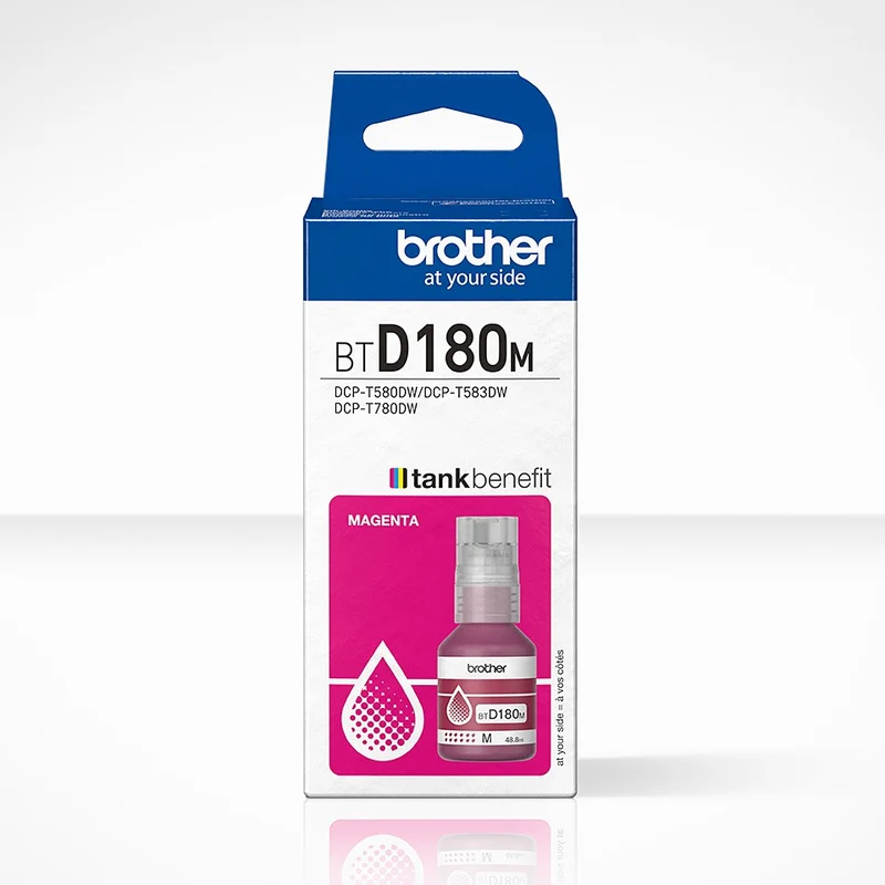 Cartouche d'encre BROTHER Bouteille d'Encre BTD180 Magenta - BTD180M