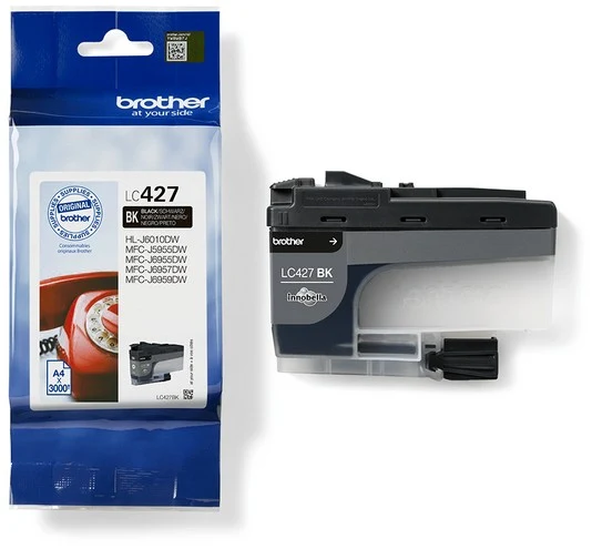 Cartouche d'encre BROTHER Originale LC427 Noire Standard - LC427BK