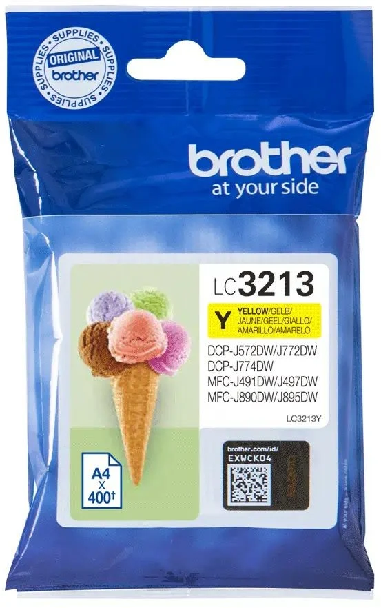 Cartouche d'encre BROTHER LC3213Y