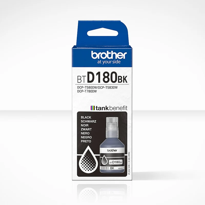 Cartouche d'encre BROTHER Bouteille d'Encre BTD180 Noire - BTD180BK