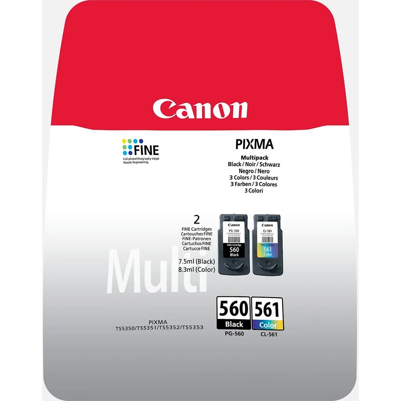 Cartouche d'encre CANON Multi Pack PG560/CL561