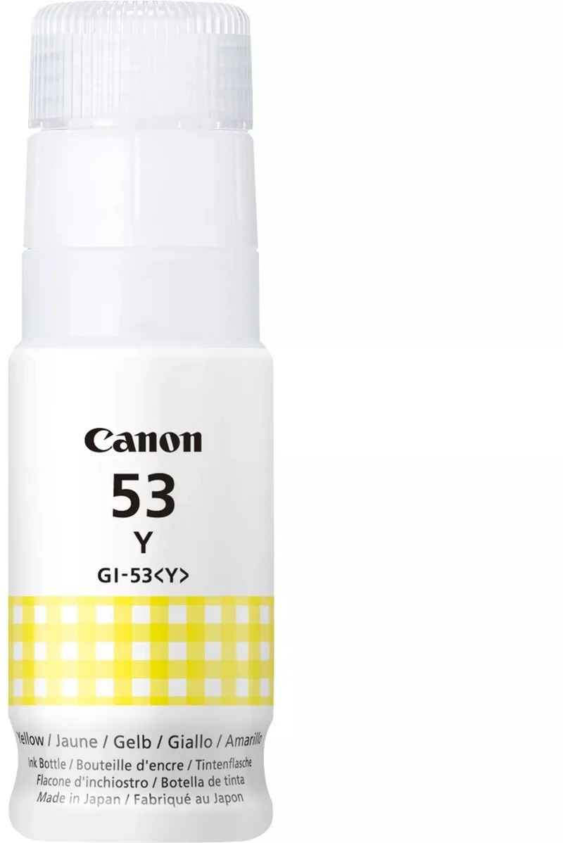 Cartouche d'encre CANON Bouteille d'Encre GI-53 Jaune (Yellow) - 4672C001