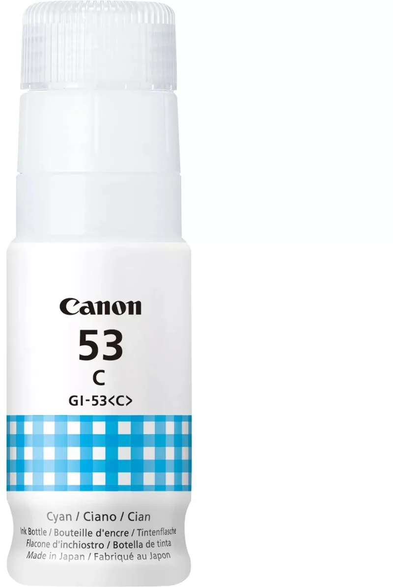 Cartouche d'encre CANON Bouteille d'Encre GI-53 Cyan - 4671C001