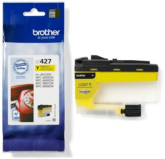Cartouche d'encre BROTHER Originale LC427 Jaune (Yellow) Standard - LC427Y