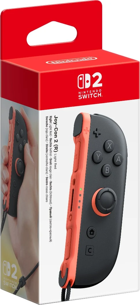 Manette NINTENDO Joy-Con 2 droit rouge clair