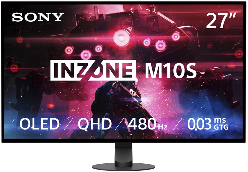 Ecran PC Gamer SONY INZONE M10S 27" QHD 480Hz OLED HDR True Black 400 HDMI 2.1 G-Sync
