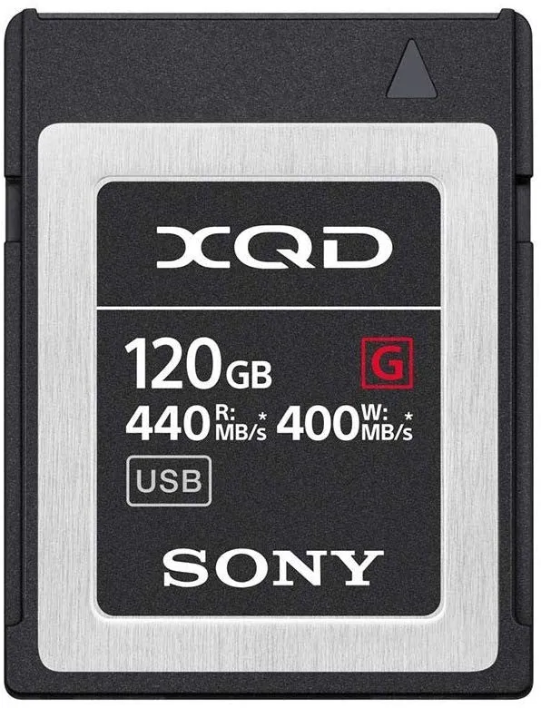 Carte XQD SONY XQD 120Go G series