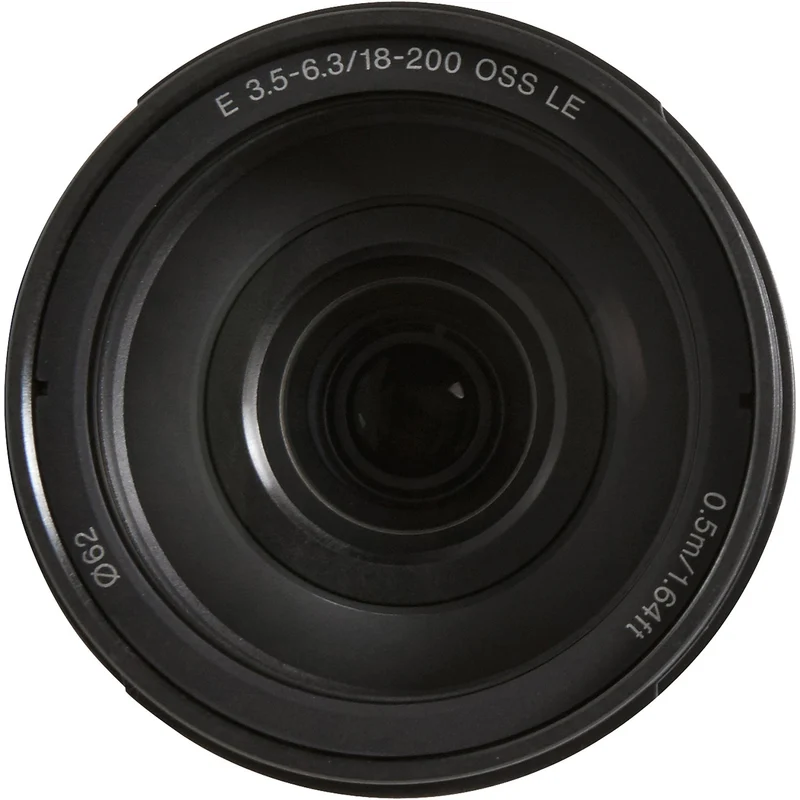 Objectif pour Hybride SONY SEL E 18-200mm f3.5-6.3 OSS LE Noir
