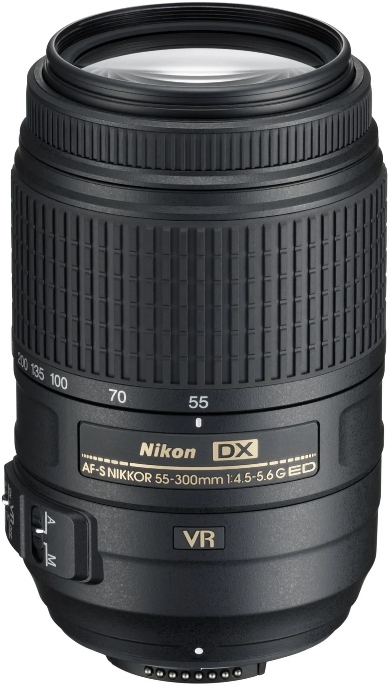 Objectif pour Reflex NIKON AF-S DX 55-300mm f/4-5.6G ED VR Nikkor